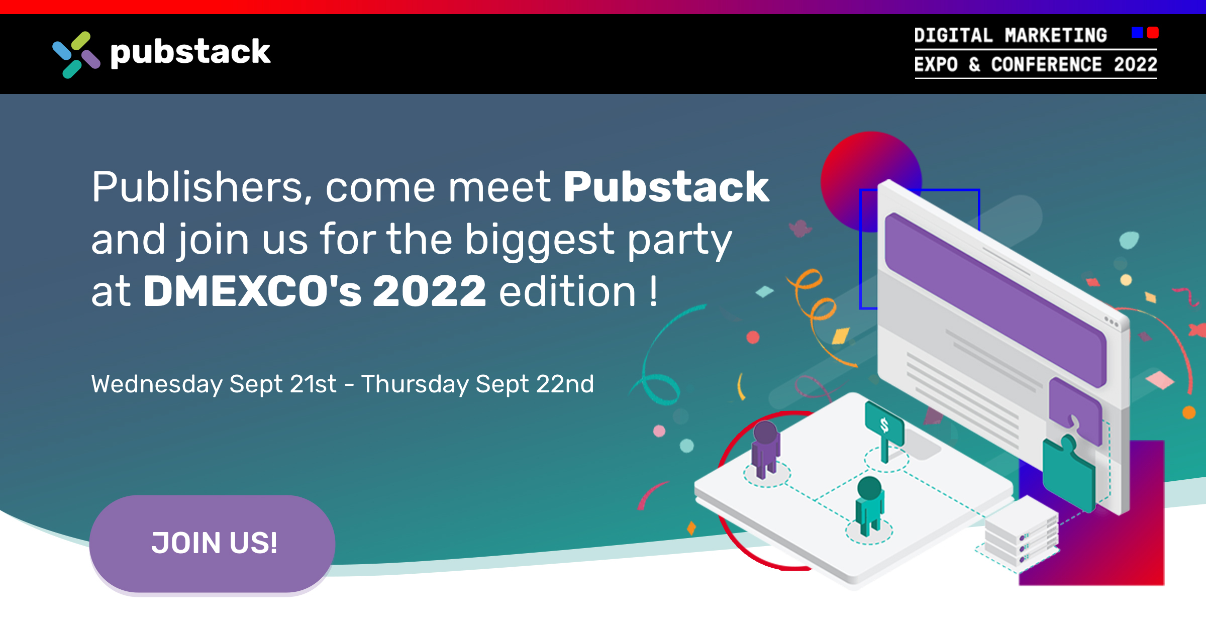 Meet Pubstack At Dmexco 2022 - Perfect Ocean Art - Full HD